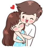 Cute Couples WhatsApp Sticker #8