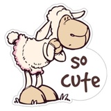 Cute Sheep WhatsApp Sticker pack