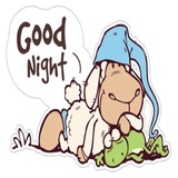 Cute Sheep WhatsApp Sticker #4