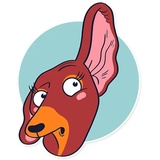 Dachshund Jones WhatsApp Sticker #15