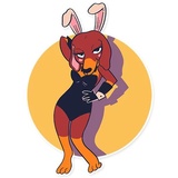 Dachshund Jones WhatsApp Sticker #19