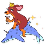 Dachshund Jones WhatsApp Sticker #24