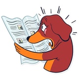 Dachshund Jones WhatsApp Sticker #4