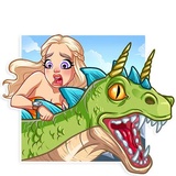 Daenerys Targaryen WhatsApp Sticker #10
