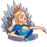 Daenerys Targaryen WhatsApp Sticker #11