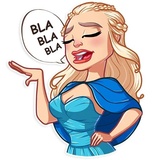 Daenerys Targaryen WhatsApp Sticker #15