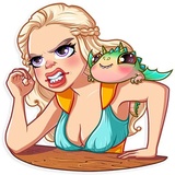 Daenerys Targaryen WhatsApp Sticker #18