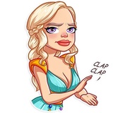 Daenerys Targaryen WhatsApp Sticker #22