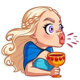 Daenerys Targaryen WhatsApp Sticker #26