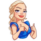 Daenerys Targaryen WhatsApp Sticker #4
