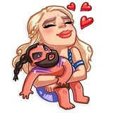 Daenerys Targaryen WhatsApp Sticker #8