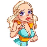 Daenerys Targaryen WhatsApp Sticker #9