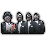 Dancing Coffin WhatsApp Sticker #15