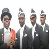 Dancing Coffin WhatsApp Sticker #2