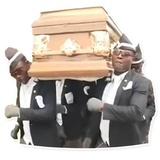 Dancing Coffin WhatsApp Sticker #3