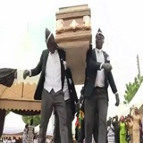 Dancing Coffin WhatsApp Sticker #7