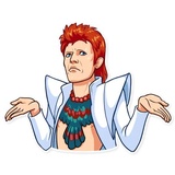 David Bowie WhatsApp Sticker #10