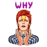 David Bowie WhatsApp Sticker #12