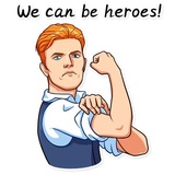 David Bowie WhatsApp Sticker #17