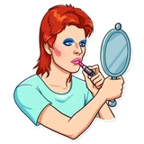 David Bowie WhatsApp Sticker #18