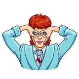 David Bowie WhatsApp Sticker #19