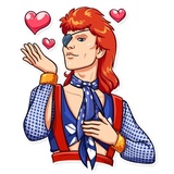 David Bowie WhatsApp Sticker #2