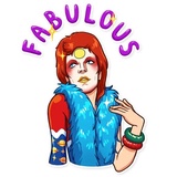 David Bowie WhatsApp Sticker #24