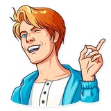 David Bowie WhatsApp Sticker #29