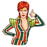 David Bowie WhatsApp Sticker #3
