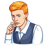 David Bowie WhatsApp Sticker #4