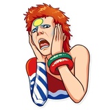David Bowie WhatsApp Sticker #8
