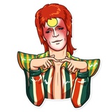 David Bowie WhatsApp Sticker #9