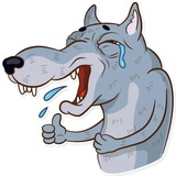 Dear Wolf WhatsApp Sticker pack