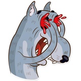 Dear Wolf WhatsApp Sticker #10