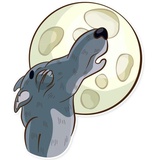 Dear Wolf WhatsApp Sticker #12