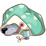 Dear Wolf WhatsApp Sticker #14