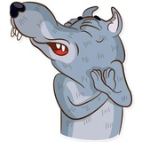 Dear Wolf WhatsApp Sticker #15