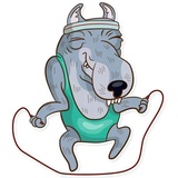 Dear Wolf WhatsApp Sticker #19
