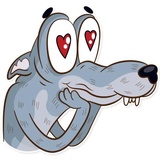 Dear Wolf WhatsApp Sticker #2