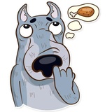 Dear Wolf WhatsApp Sticker #21