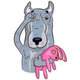 Dear Wolf WhatsApp Sticker #22