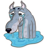 Dear Wolf WhatsApp Sticker #23