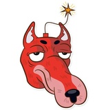 Dear Wolf WhatsApp Sticker #24