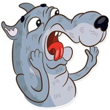 Dear Wolf WhatsApp Sticker #4
