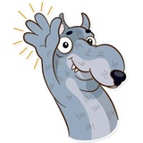 Dear Wolf WhatsApp Sticker #5