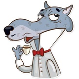 Dear Wolf WhatsApp Sticker #7