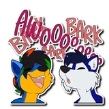 Husky & Wolf WhatsApp Sticker #15