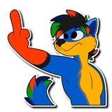 Husky & Wolf WhatsApp Sticker #22