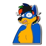 Husky & Wolf WhatsApp Sticker #26