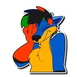 Husky & Wolf WhatsApp Sticker #27